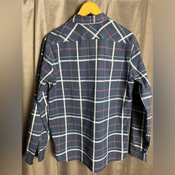 Levi's Men's Blue and Red Plaid Shirt - Picture 2 of 7